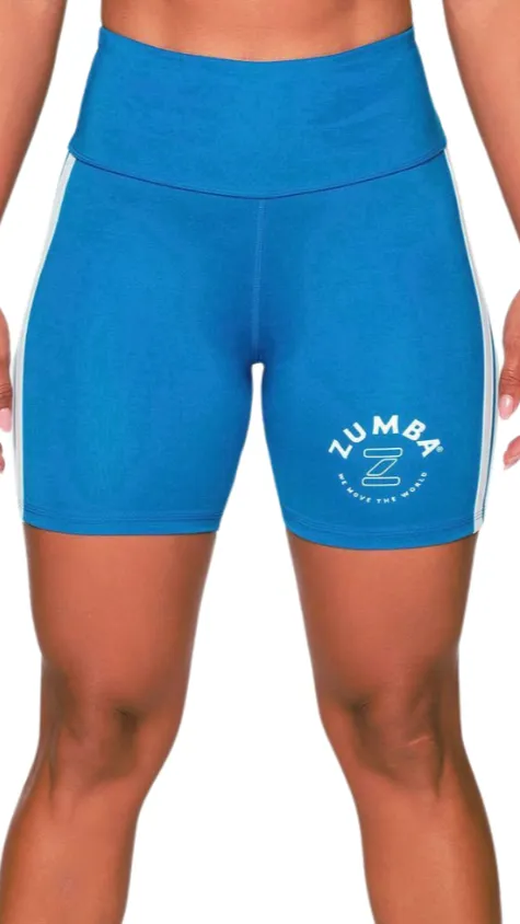 Retro Zumba High Waisted Biker Shorts (Special Order)