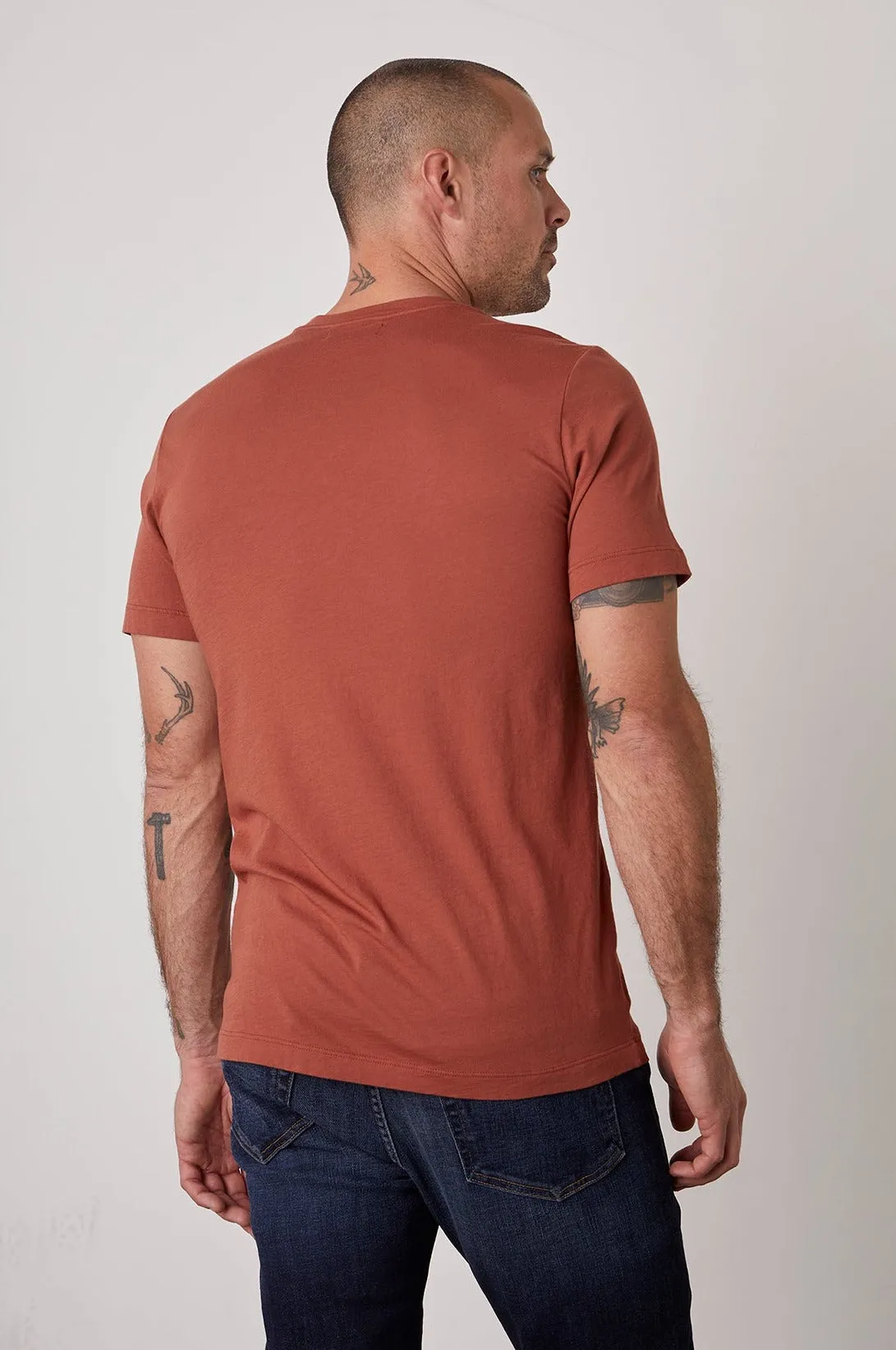 SAMSEN WHISPER CLASSIC V-NECK TEE