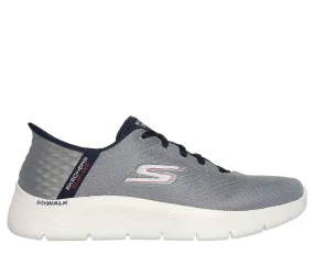 'Skechers' Men's Slip-ins: GO WALK Flex-New World - Grey / Navy