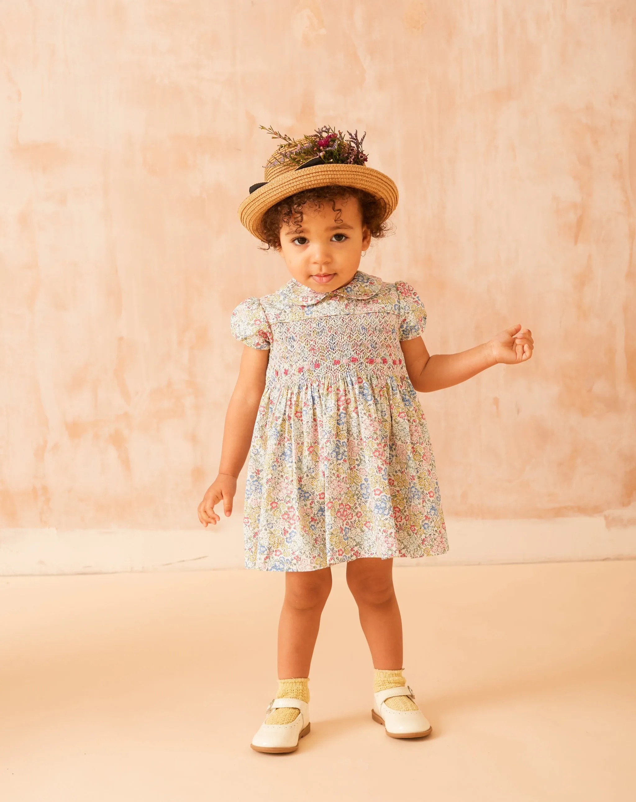 Smocked Baby Dress - Jordan