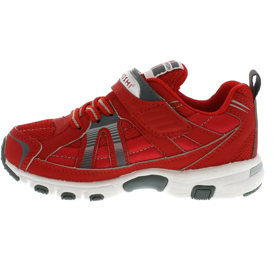 Storm Kid's Athletic Sneaker - Red/Grey