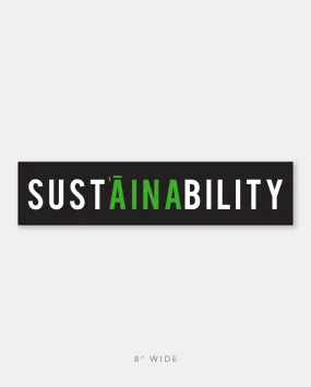 SUST‘ĀINABILITY Sticker