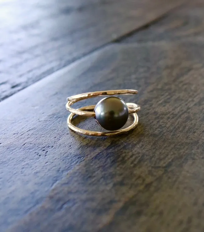 Taha'a Tahitian Pearl Ring