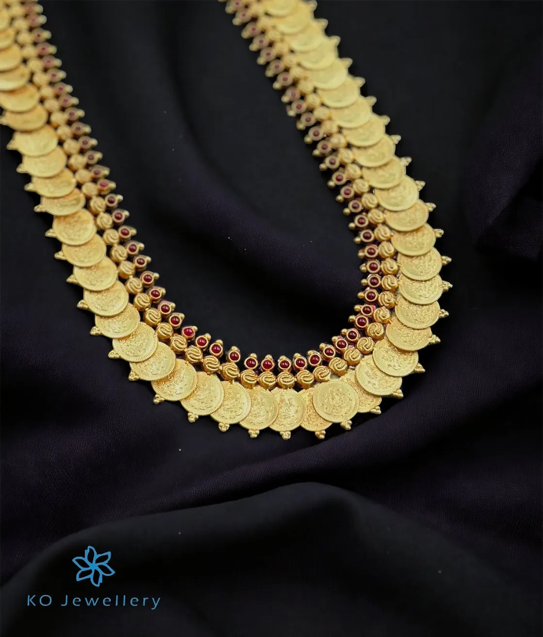 The Classic Laxmi Kasu-malai Long Necklace