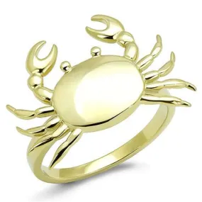 WildKlass Stainless Steel Ring IP Gold Women