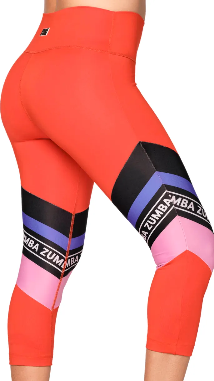 Zumba All Day High Waisted Capri Legging (Special Order)