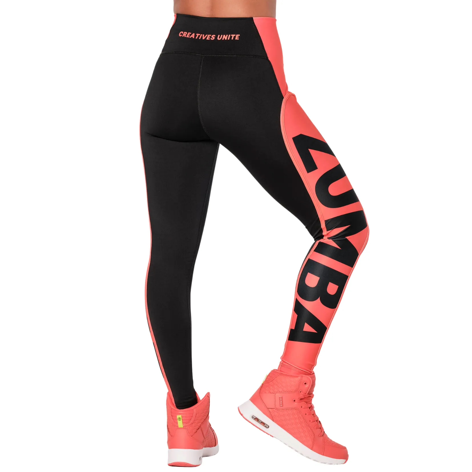 Zumba Creatives Unite High Waisted Ankle Leggings (Special Order)