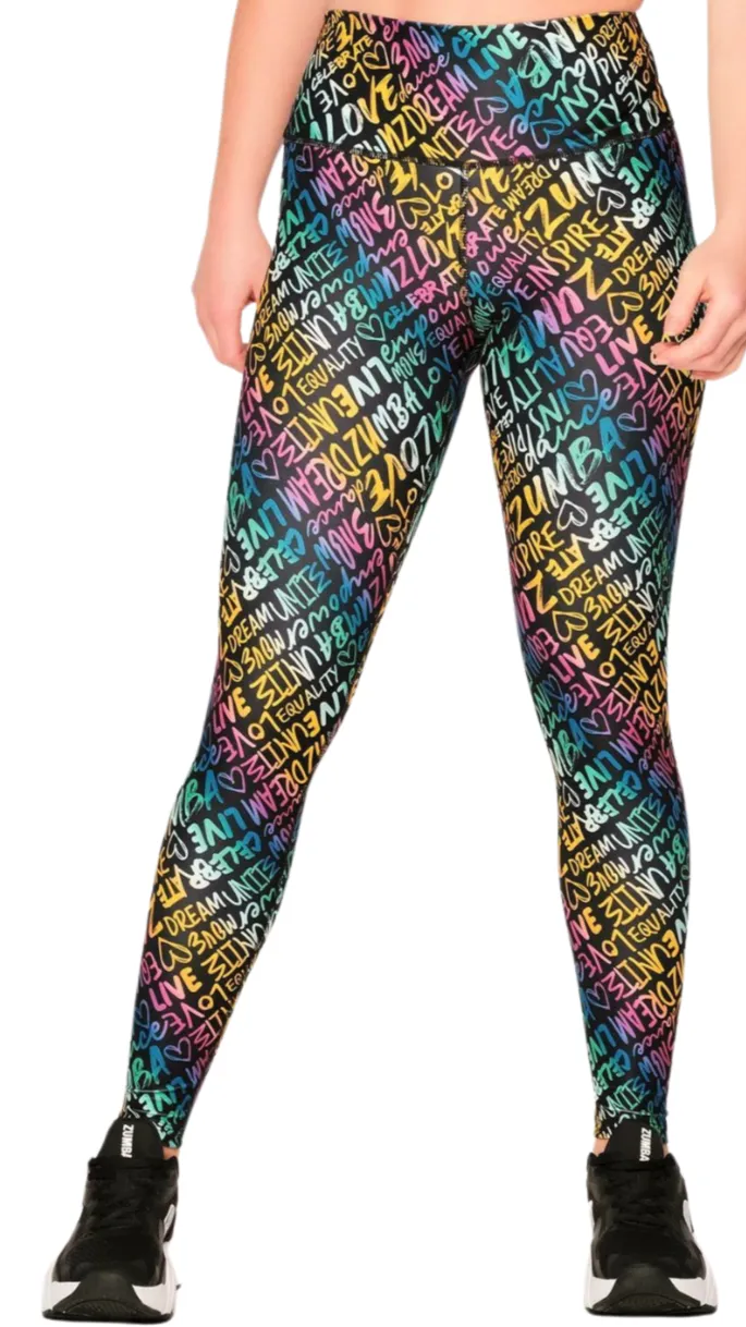 Zumba Joy High Waisted Ankle Leggings