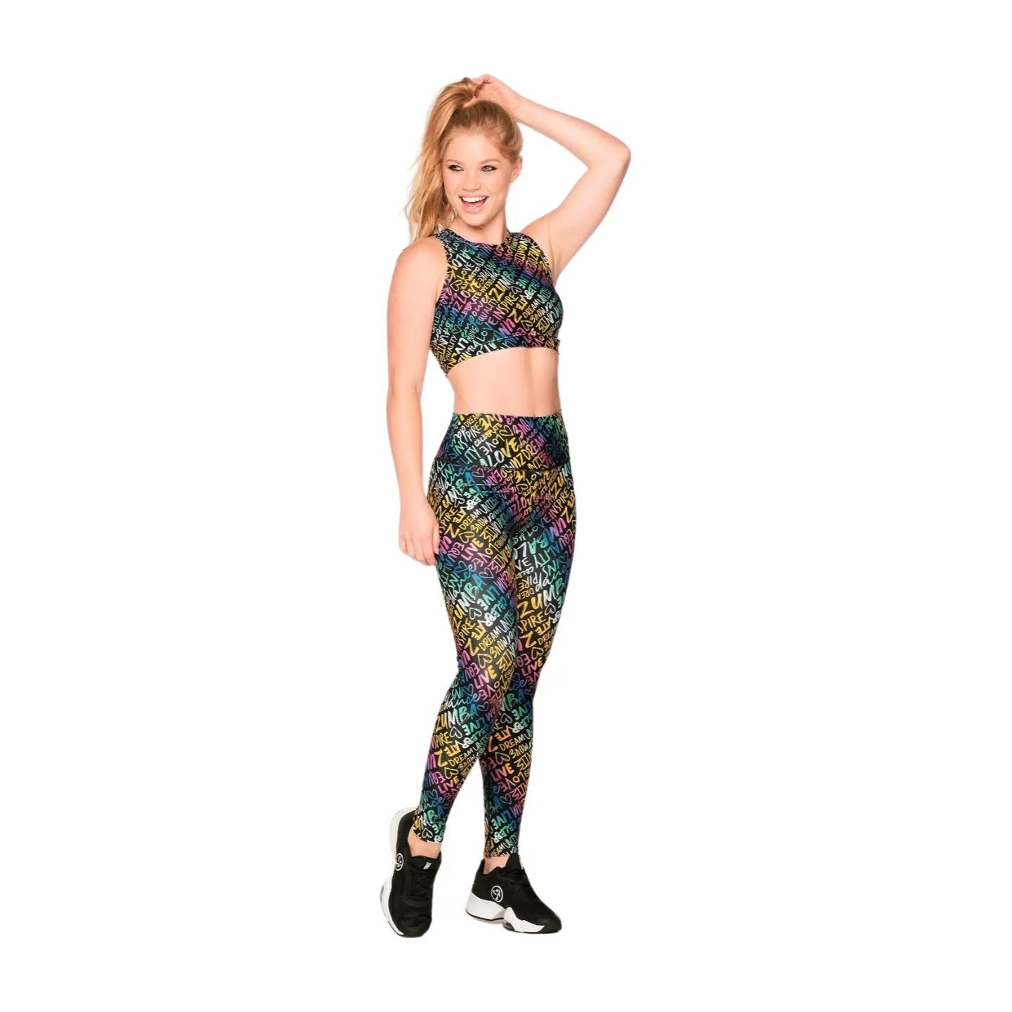 Zumba Joy High Waisted Ankle Leggings